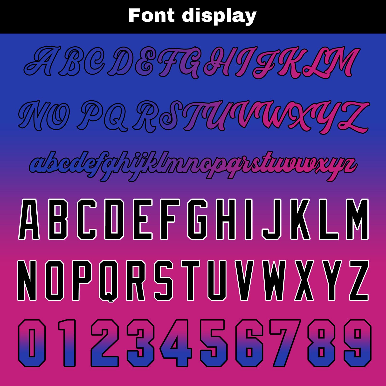 Custom Royal&Rose Gradient Baseball Jerseys Personalized Name Number Logo