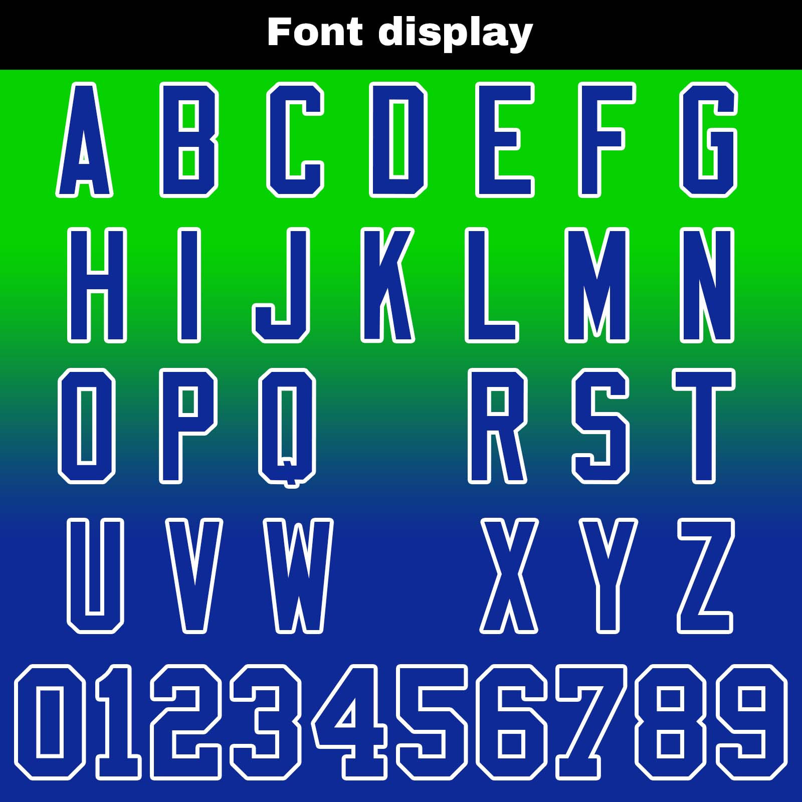 Custom Green Blue Reversible Football Jersey Personalized Gradient Football Shirts for Men Printed Team Name Number Logo