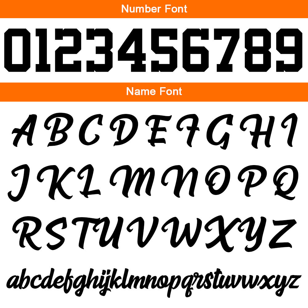 Custom Orange White Hoodie Personalized Mens Pullover Hoodie Printed Team Name Number Logo for Women