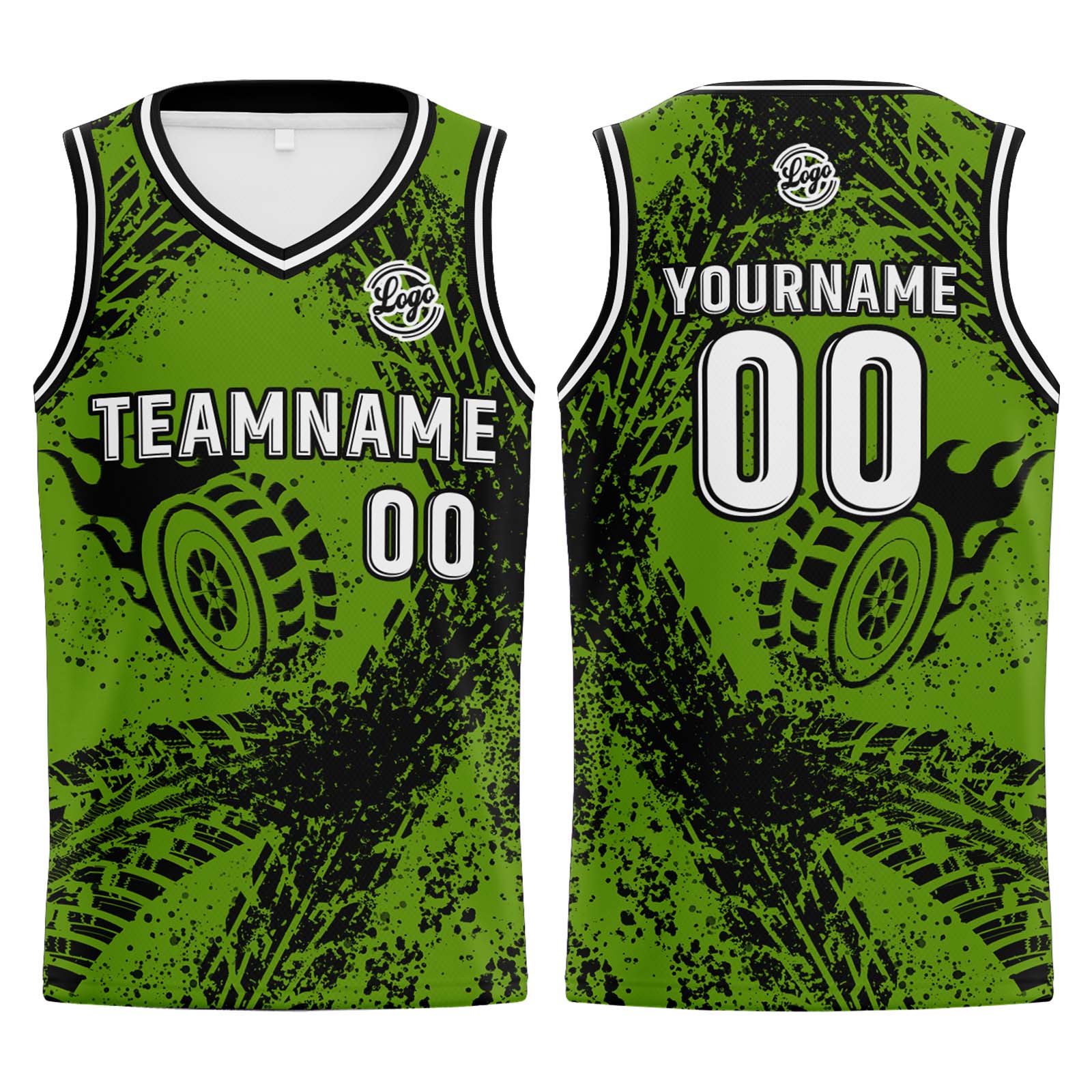 Custom Green Black Basketball Jerseys Personalized Jersey Printed Men Women Team Jerseys Shorts with Name Logo and Number