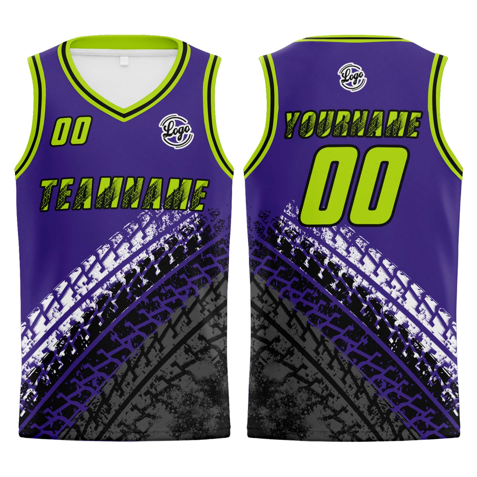 Custom Purple Green Basketball Jerseys Personalized Jersey Printed Men Women Team Jerseys Shorts with Name Logo and Number