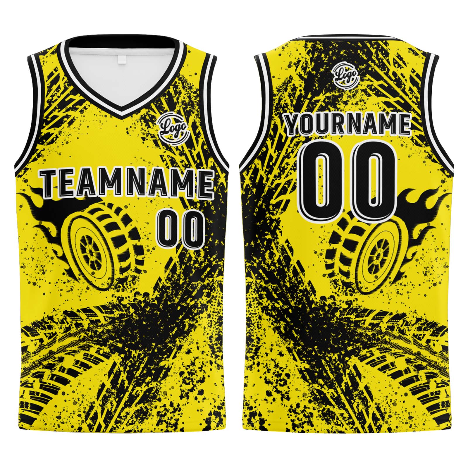 Custom Yellow Black Basketball Jerseys Personalized Jersey Printed Men Women Team Jerseys Shorts with Name Logo and Number