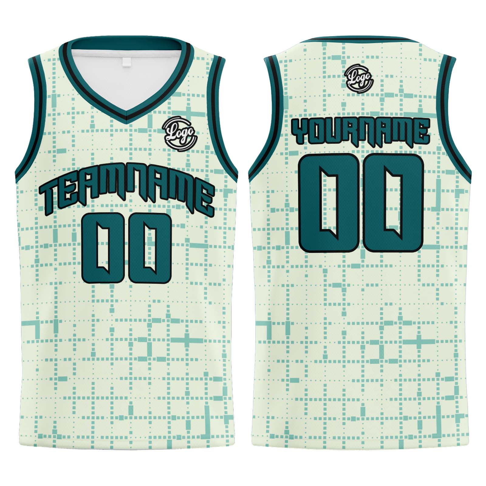 Custom Light Green Basketball Jerseys Personalized Jersey Printed Men Women Team Jerseys Shorts with Name Logo and Number