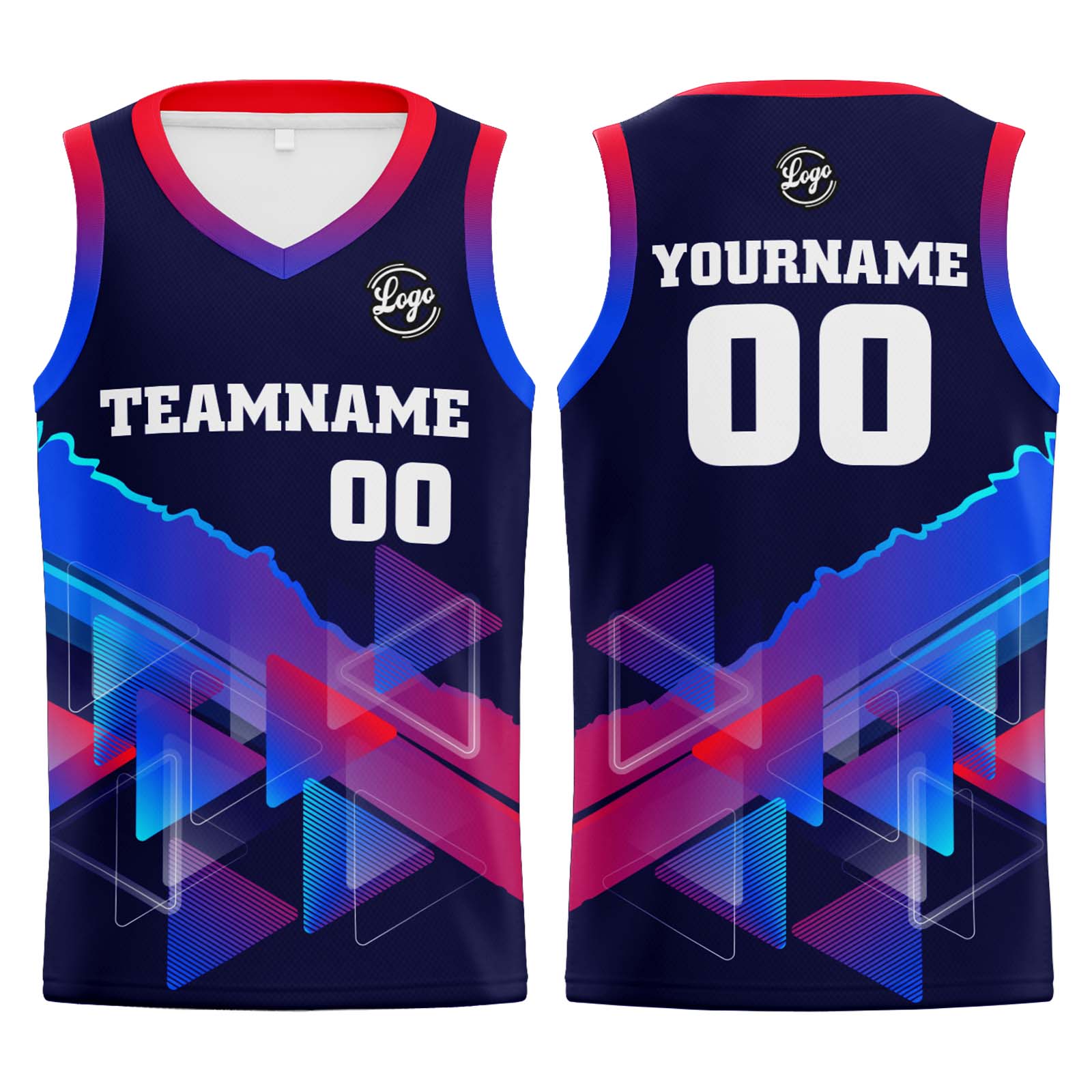 Custom Navy Red Blue Basketball Jerseys Personalized Jersey Printed Men Women Team Jerseys Shorts with Name Logo and Number