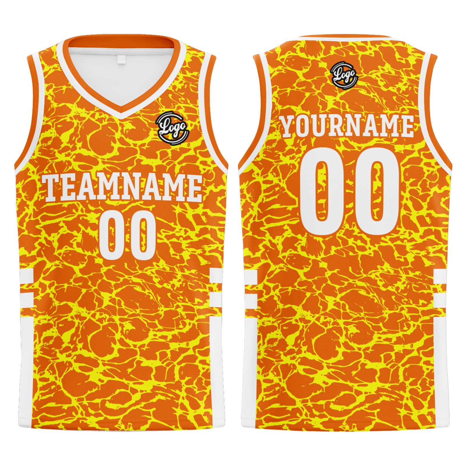 Custom Orange Basketball Jerseys Personalized Jersey Printed Men Women Team Jerseys Shorts with Name Logo and Number