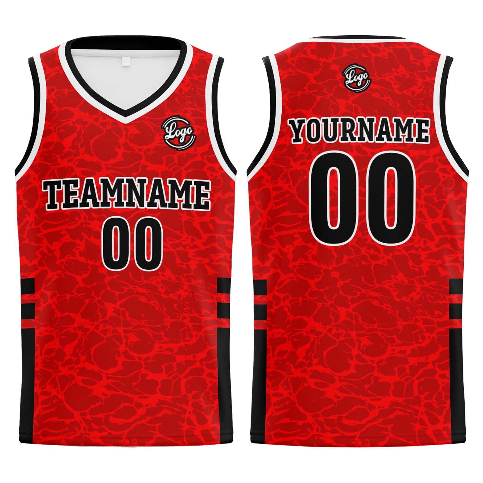 Custom Red Basketball Jerseys Personalized Jersey Printed Men Women Team Jerseys Shorts with Name Logo and Number
