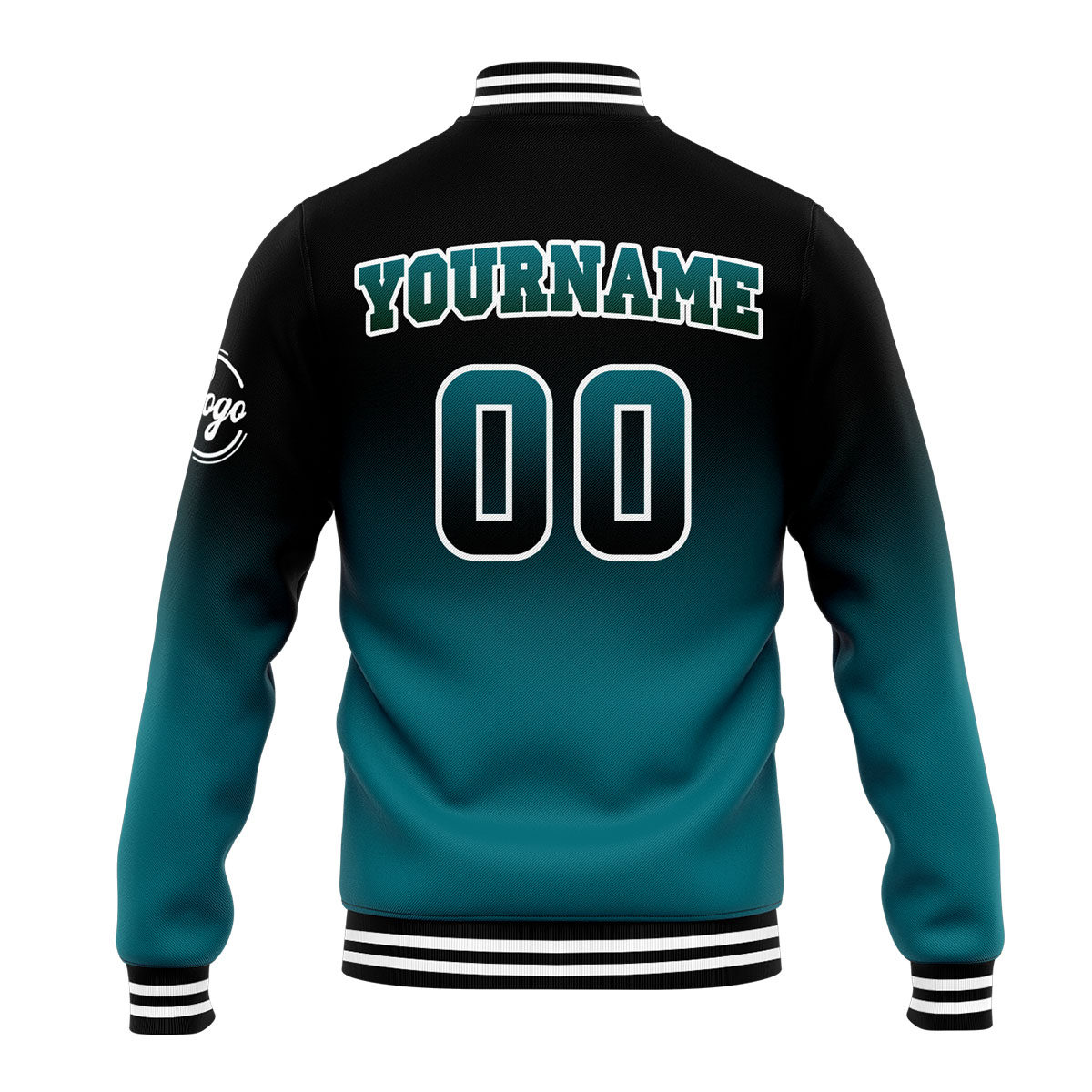 Custom Black&Green Varsity Jacket for Men Women and Youth with Personalized Letterman Jacket 