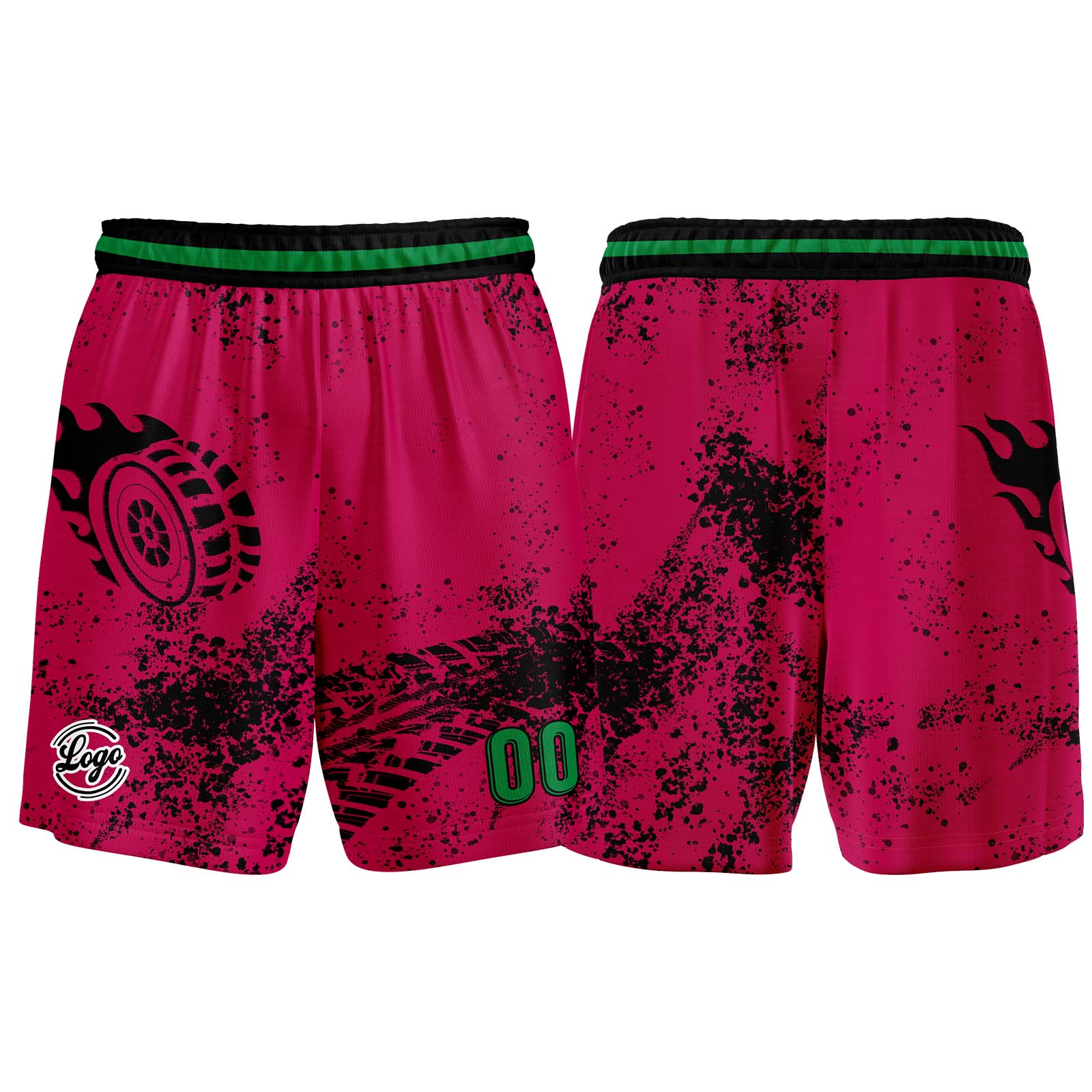 Custom Rose Red Basketball Jerseys Personalized Jersey Printed Men Women Team Jerseys Shorts with Name Logo and Number