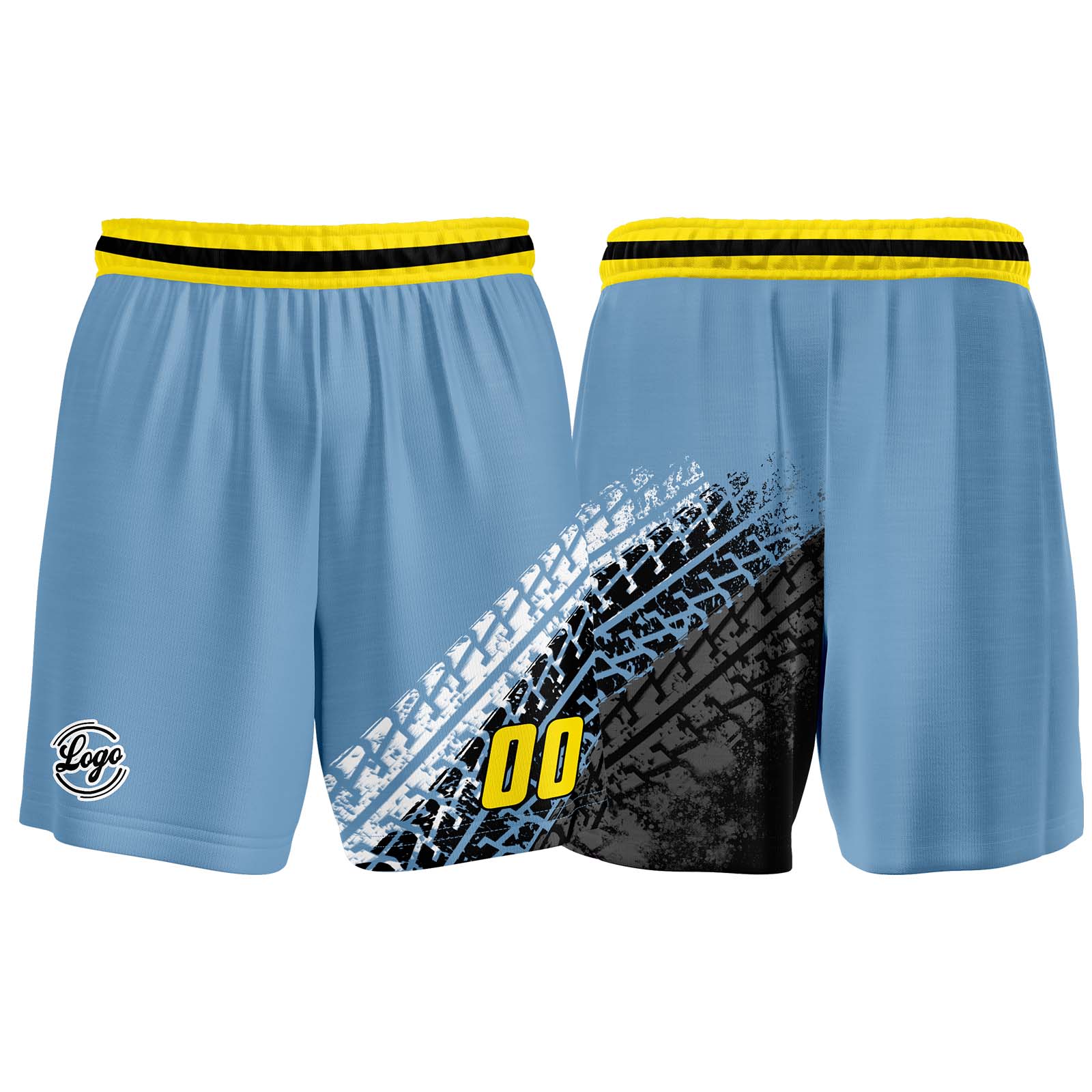 Custom Steel Blue Basketball Jerseys Personalized Jersey Printed Men Women Team Jerseys Shorts with Name Logo and Number