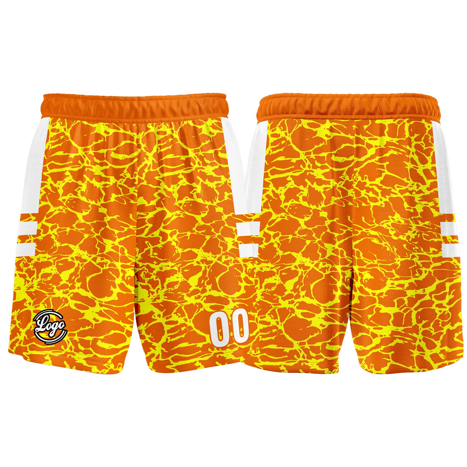 Custom Orange Basketball Jerseys Personalized Jersey Printed Men Women Team Jerseys Shorts with Name Logo and Number