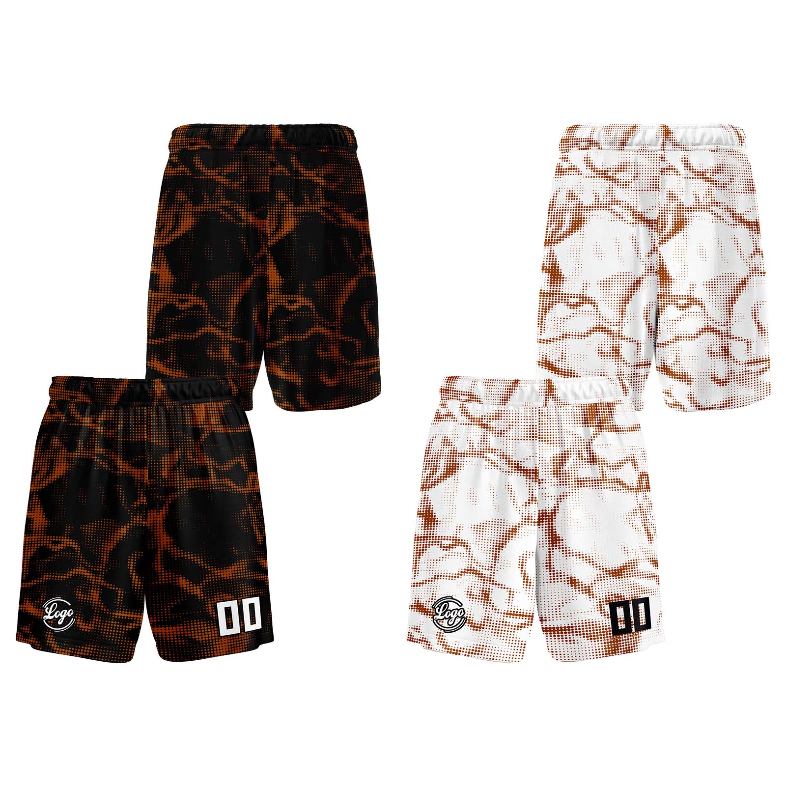 Custom Black Brown Reversible Basketball Jersey Basketball Uniform Basketball Shirts for Men Personalized Print Name Number