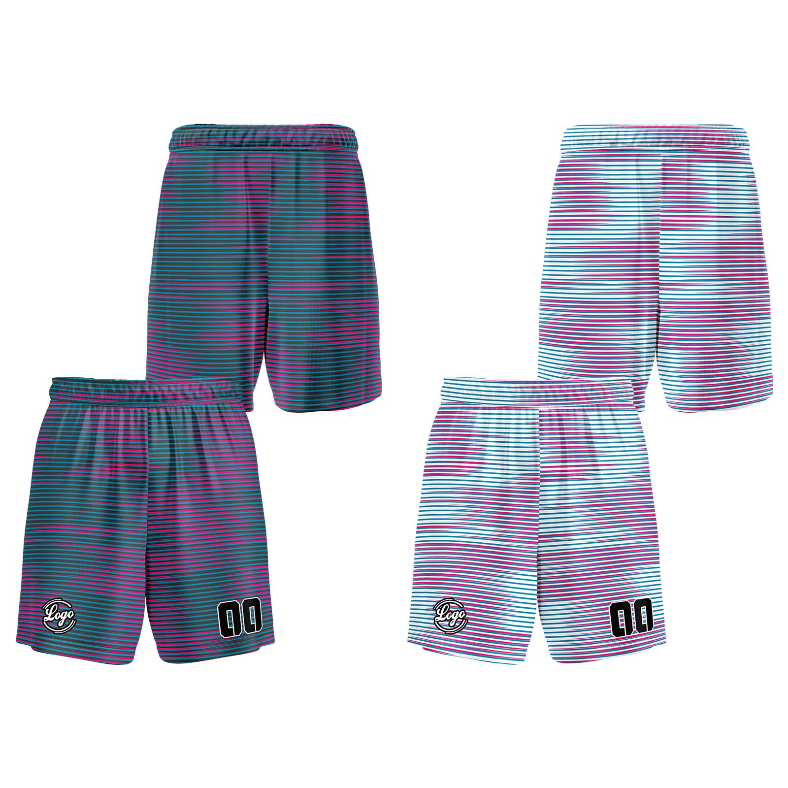 Custom Grey Pink Reversible Basketball Jersey Basketball Uniform Basketball Shirts for Men Personalized Print Name Number