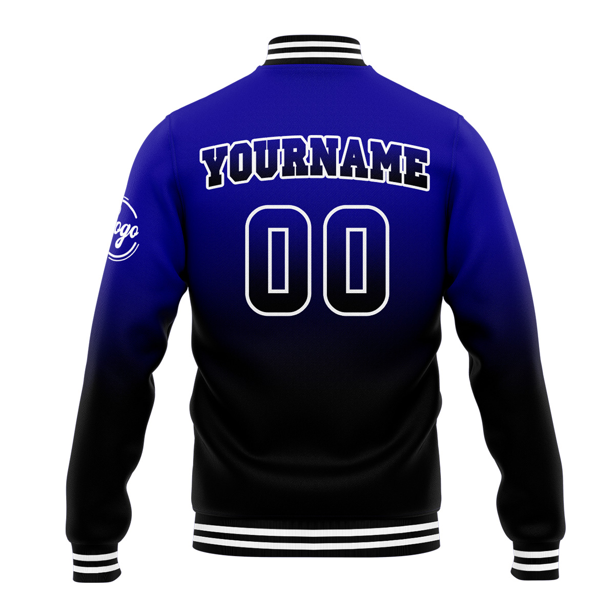 Custom Royal&Black Varsity Jacket for Men Women and Youth with Personalized Letterman Jacket 