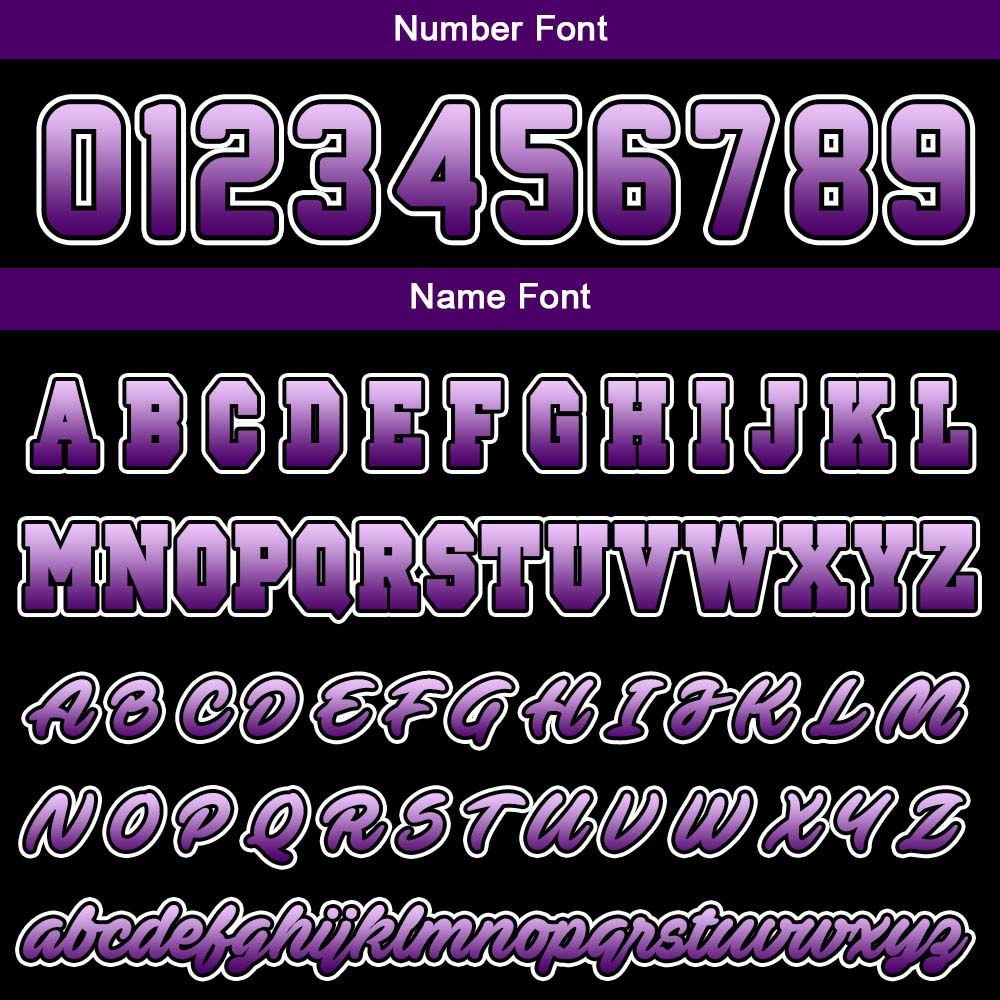 Custom Purple Black  Hoodie Personalized Mens Pullover Hoodie Printed Team Name Number Logo for Women