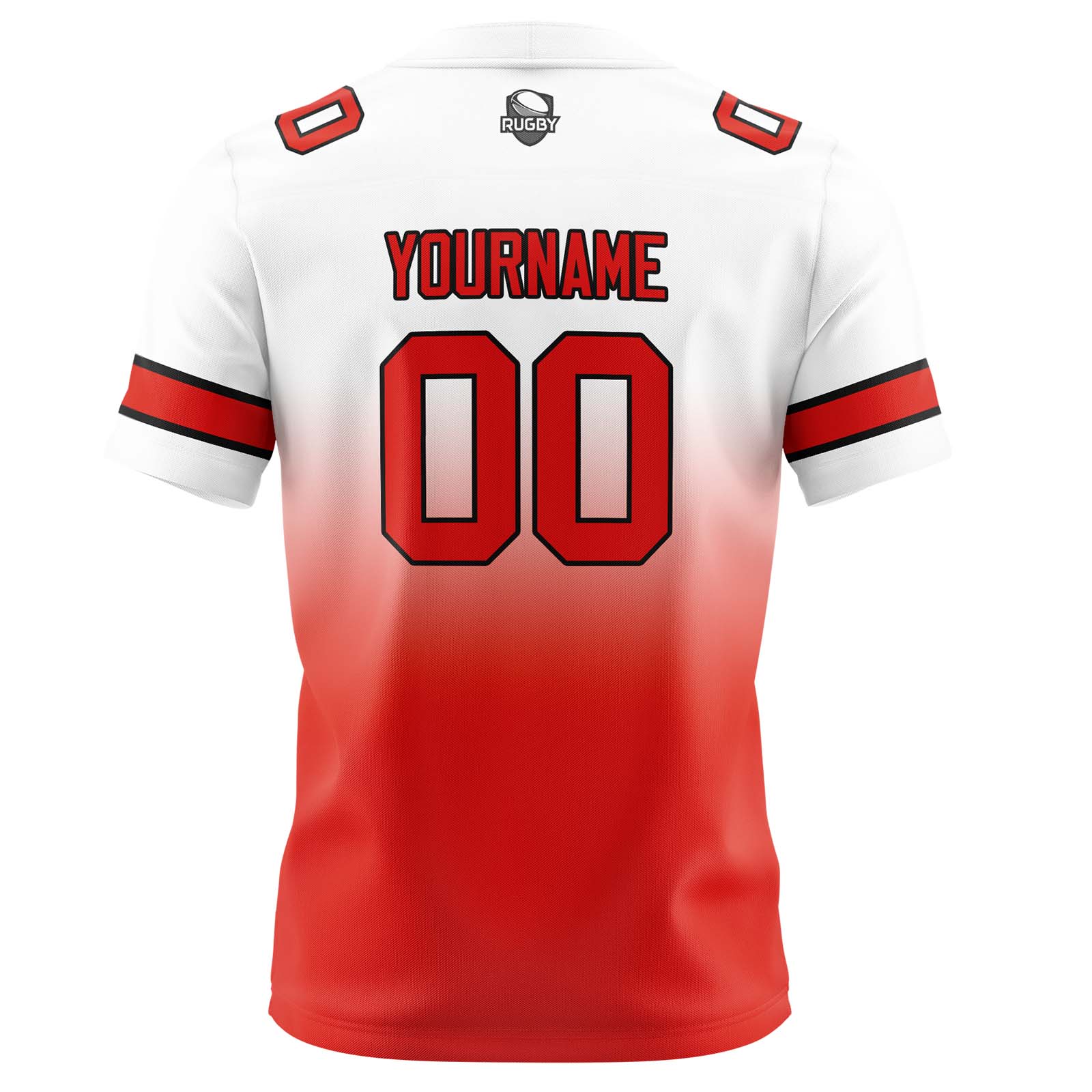 Custom White&Red Jerseys Personalized Name Number Logo