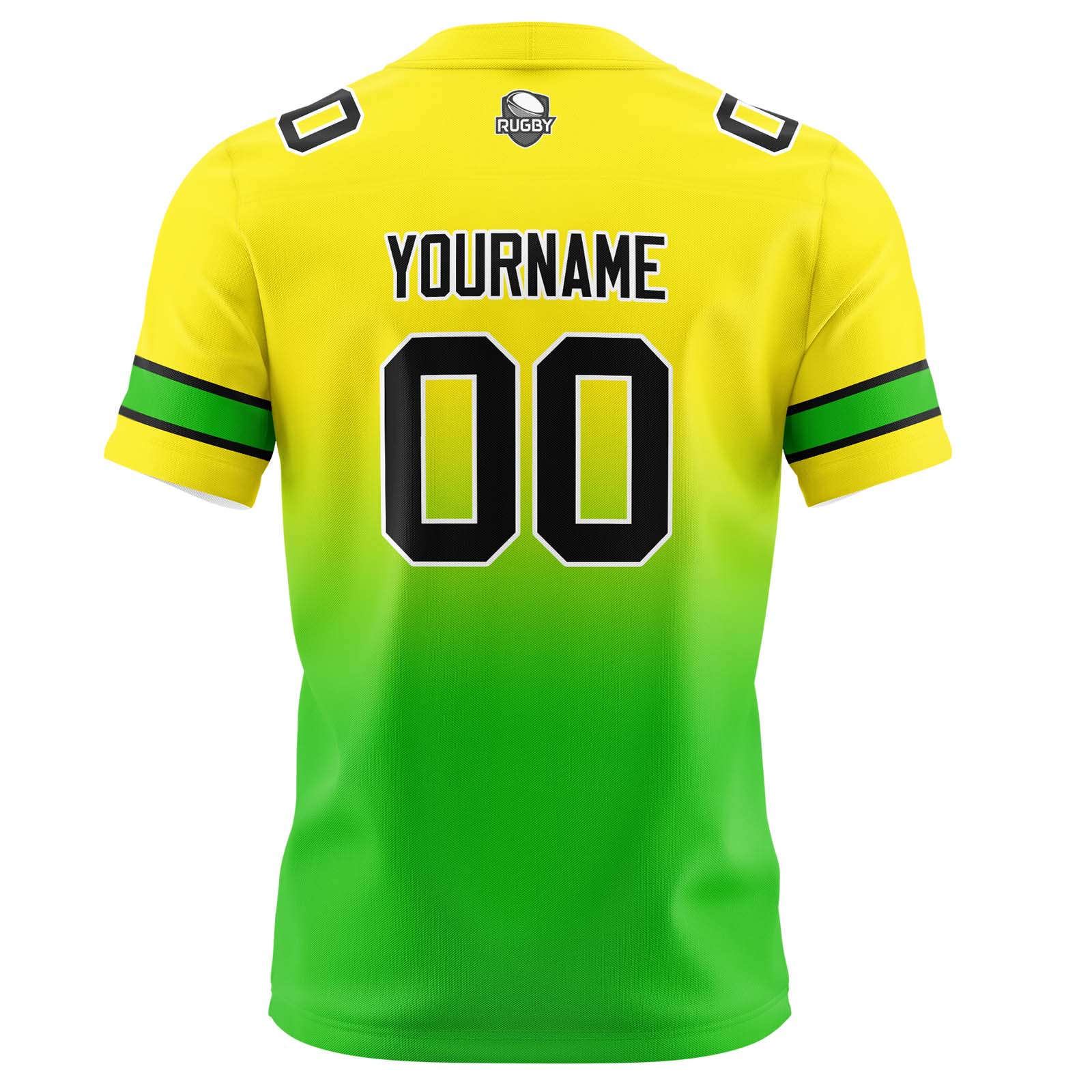 Custom Yellow&Green Jerseys Personalized Name Number Logo