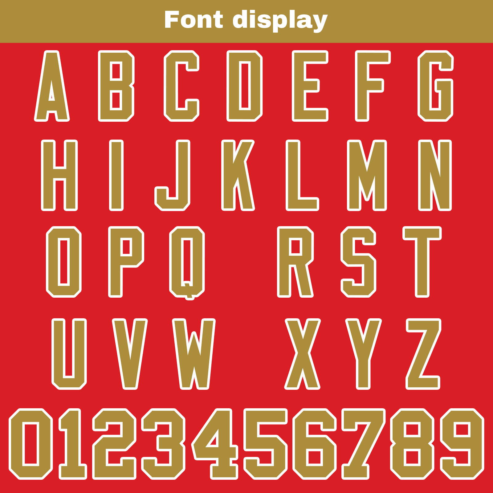 Custom Red Gold Football Jersey Personalized Football Shirts for Men Printed Team Name Number Logo