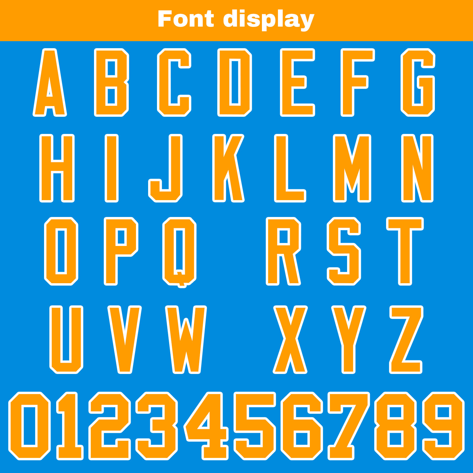 Custom Blue Orange Football Jersey Personalized Football Shirts for Men Printed Team Name Number Logo