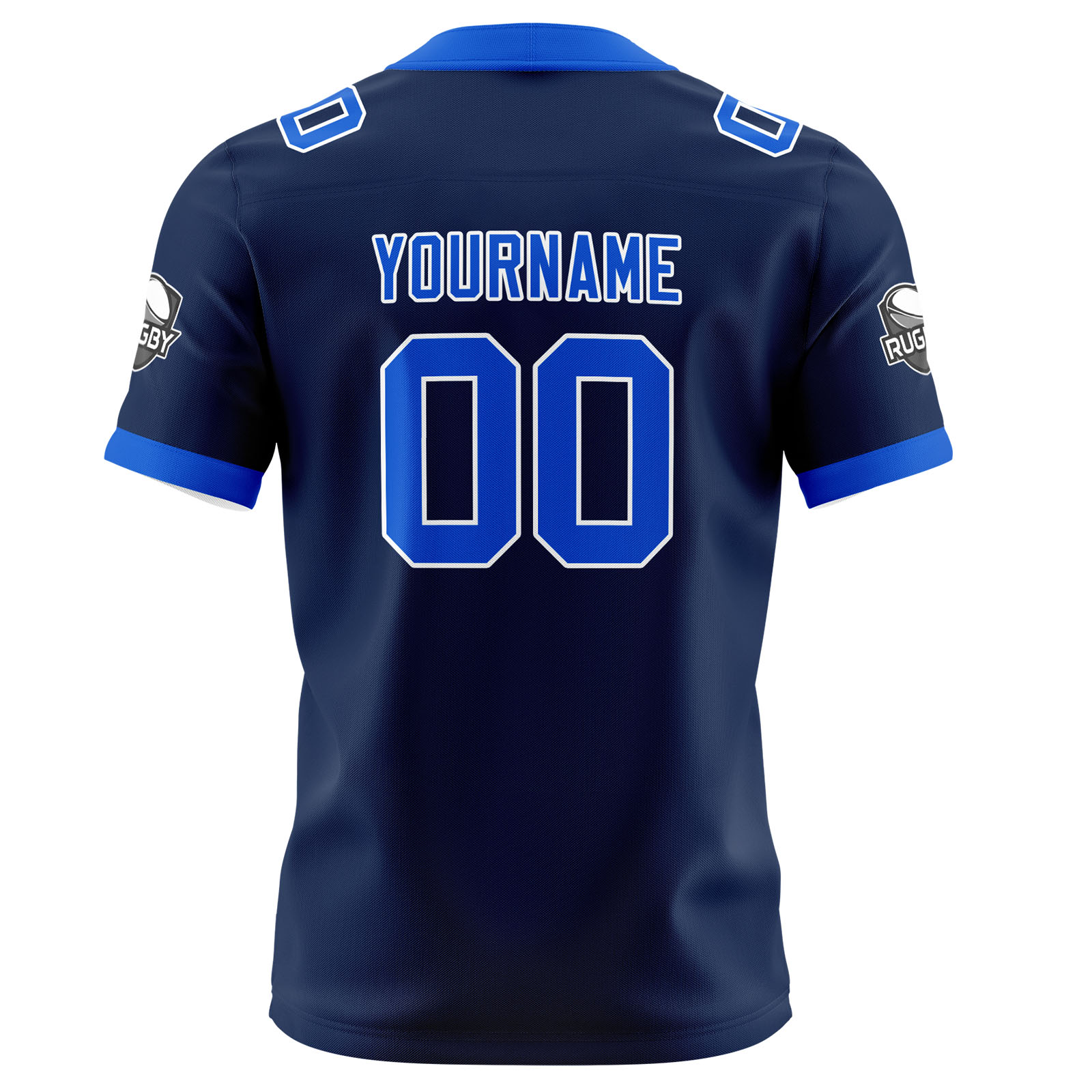 Custom Navy Blue Football Jersey Personalized Football Shirts for Men Printed Team Name Number Logo