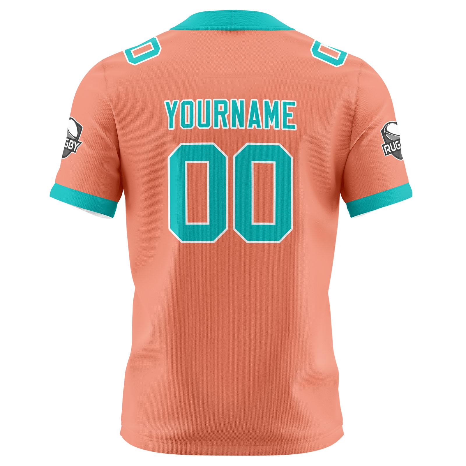 Custom Pink Cyan Football Jersey Personalized Football Shirts for Men Printed Team Name Number Logo