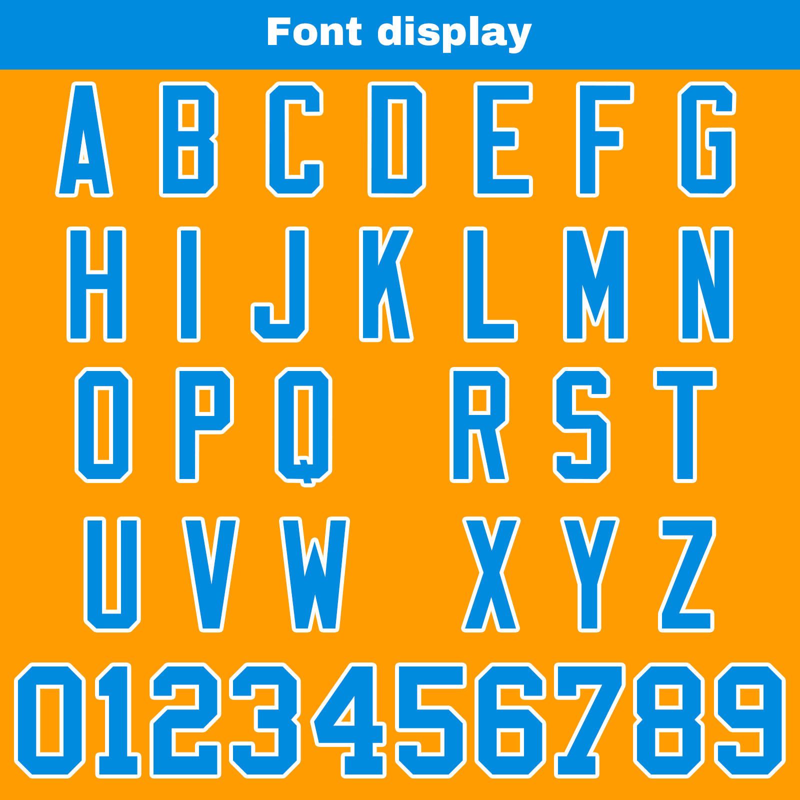 Custom Orange Blue Football Jersey Personalized Football Shirts for Men Printed Team Name Number Logo