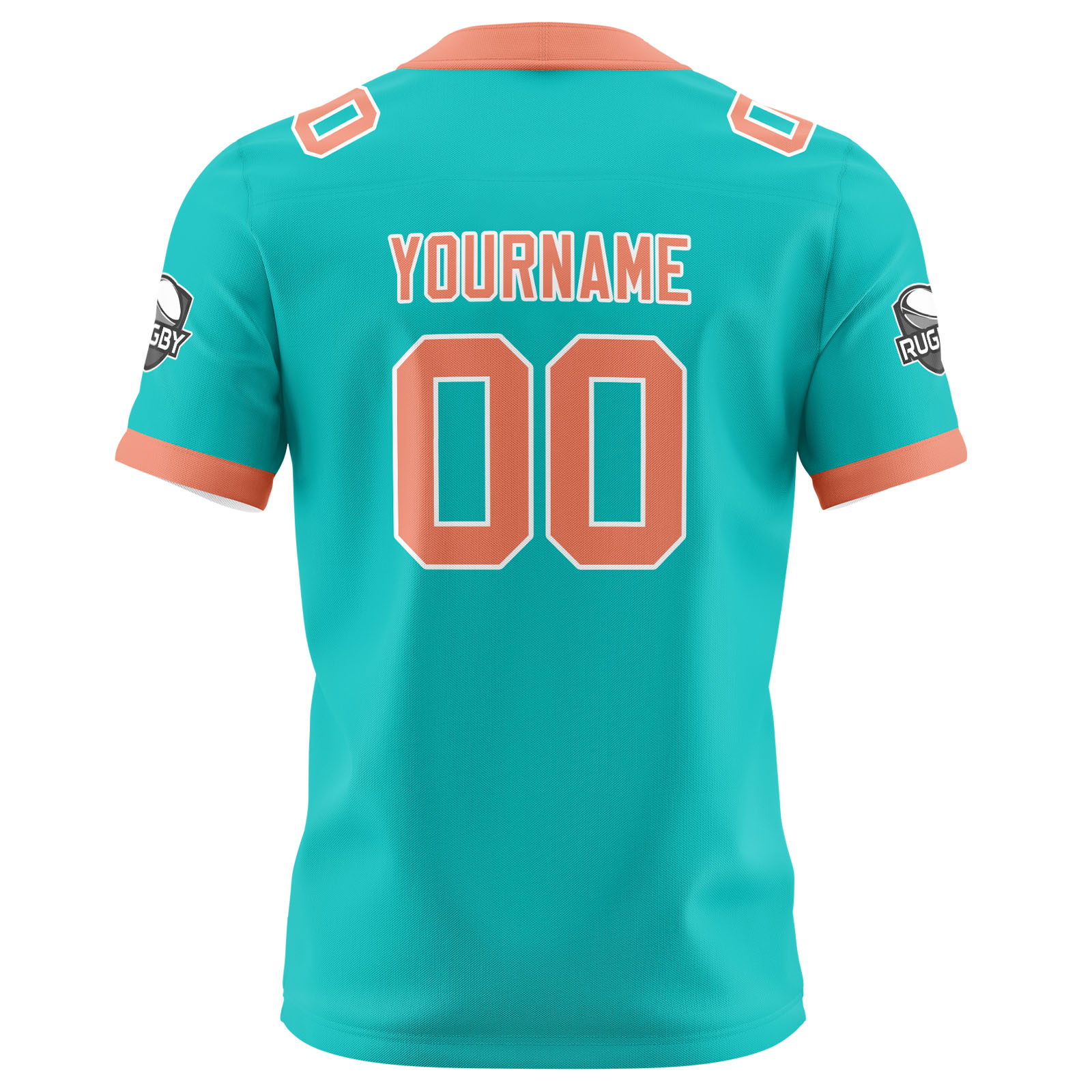 Custom Cyan Pink Football Jersey Personalized Football Shirts for Men Printed Team Name Number Logo