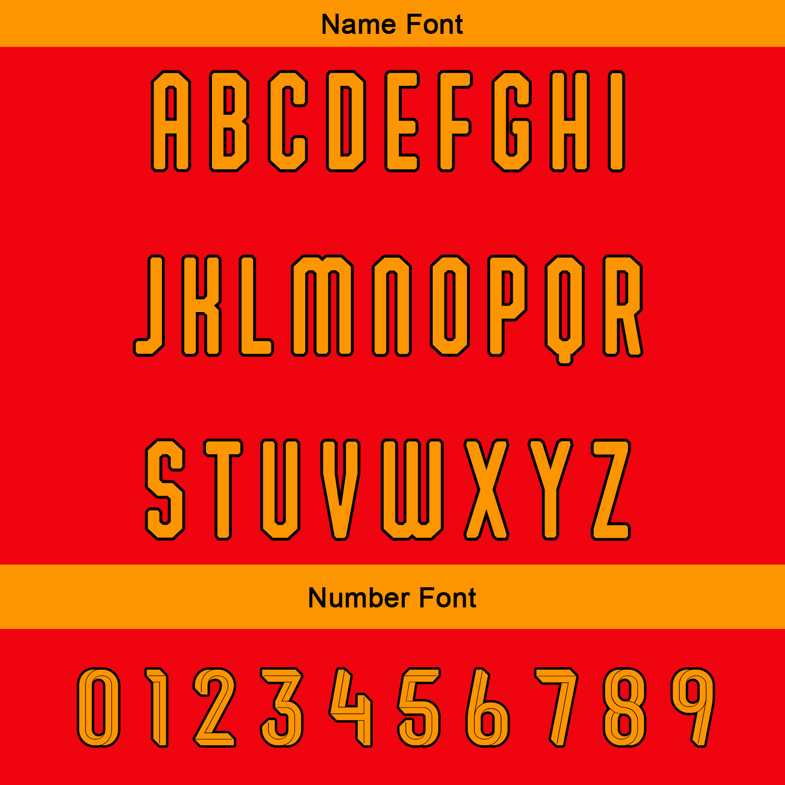 Custom Red Orange Reversible Football Jersey Personalized Gradient Football Shirts for Men Printed Team Name Number Logo