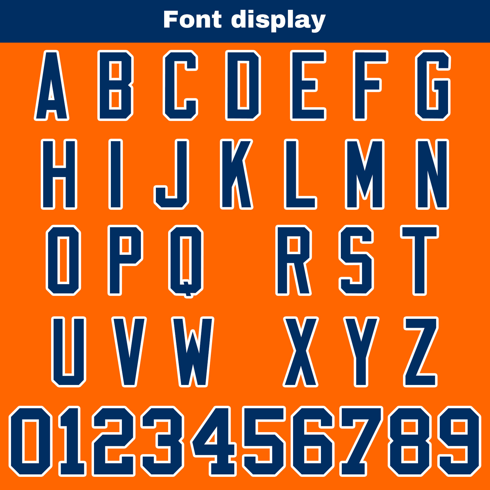 Custom Orange Blue Football Jersey Personalized Football Shirts for Men Printed Team Name Number Logo