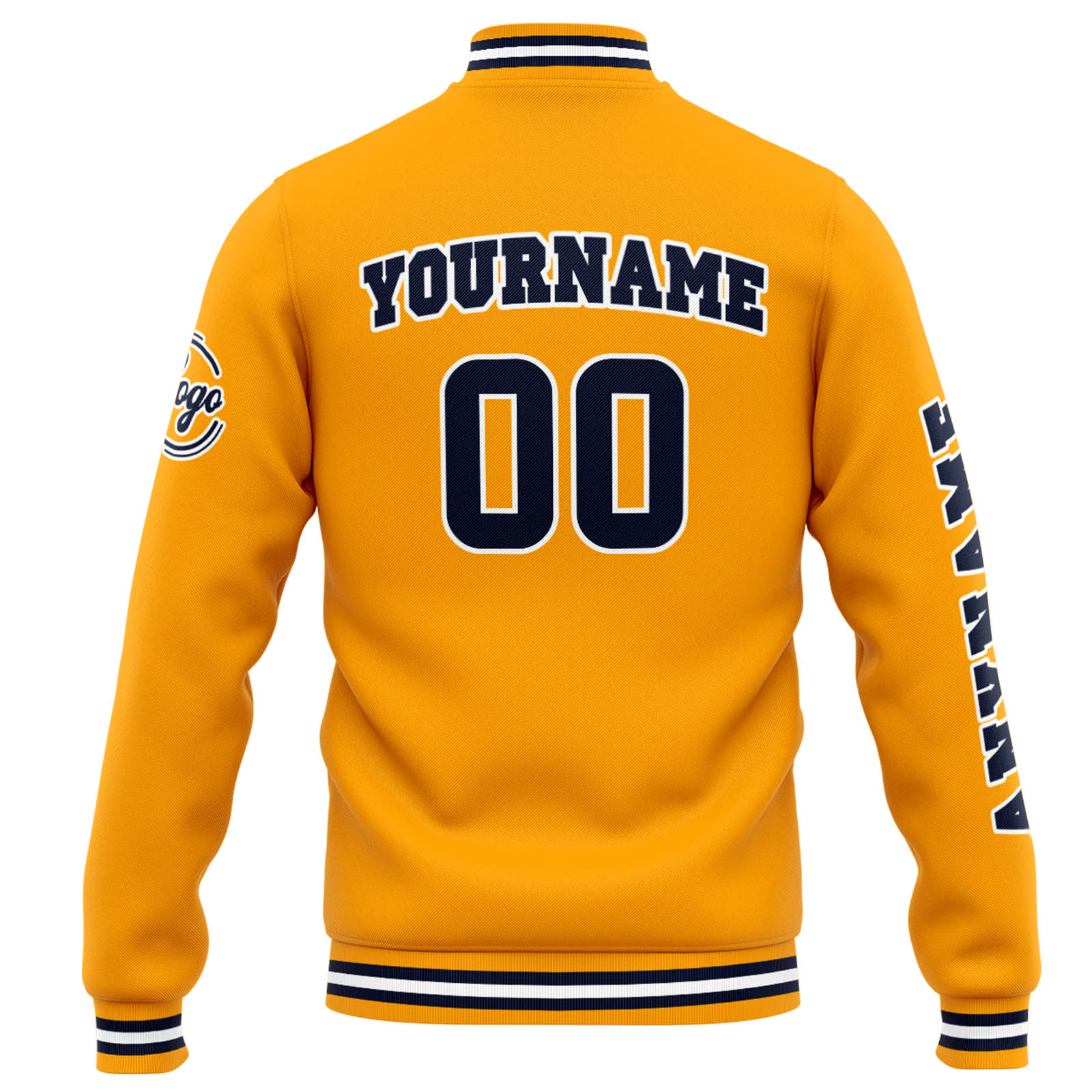 Custom Orange Varsity Jacket for Men Women and Youth with Personalized Letterman Jacket 