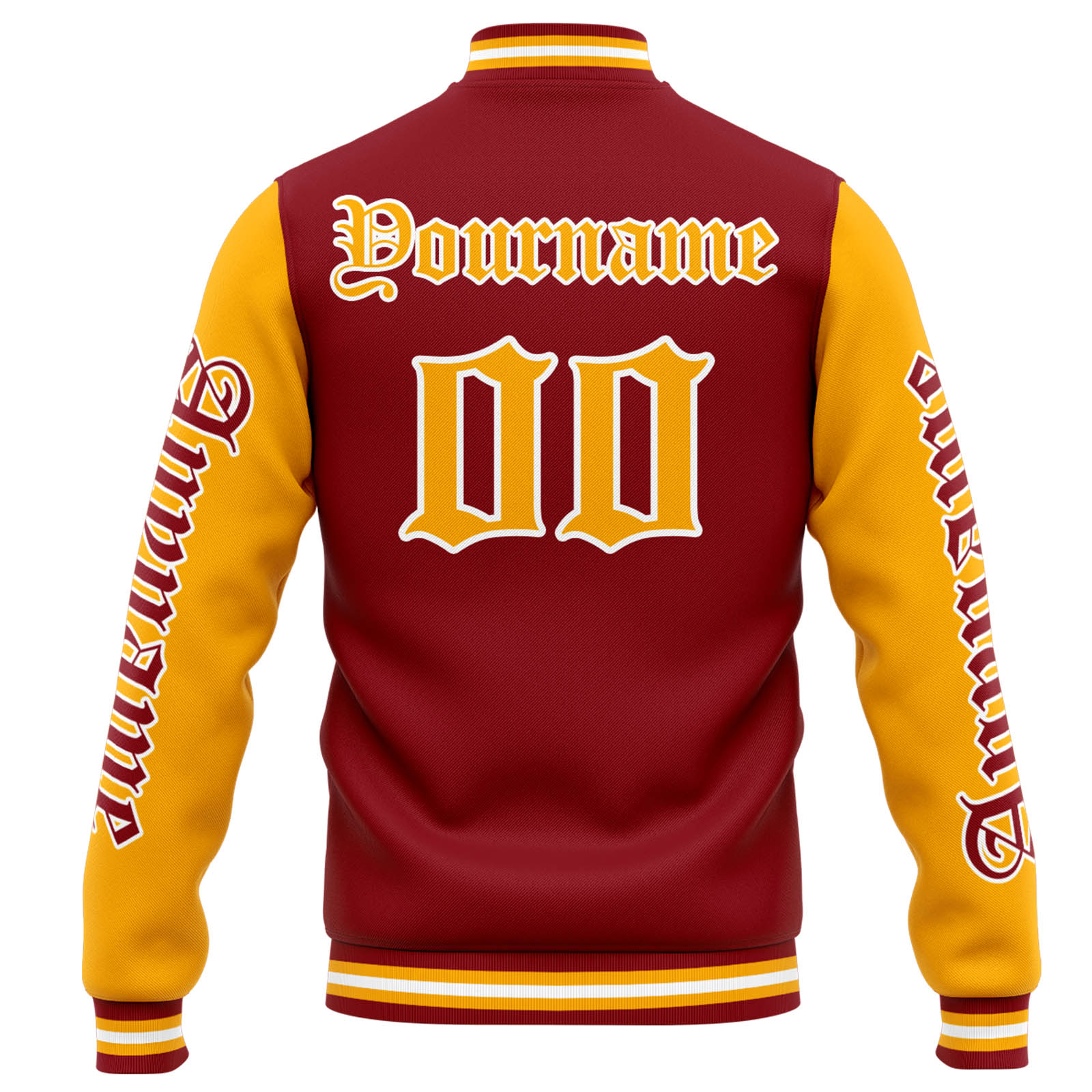 Custom Red Orange Varsity Jacket for Men Women and Youth with Personalized Letterman Jacket 