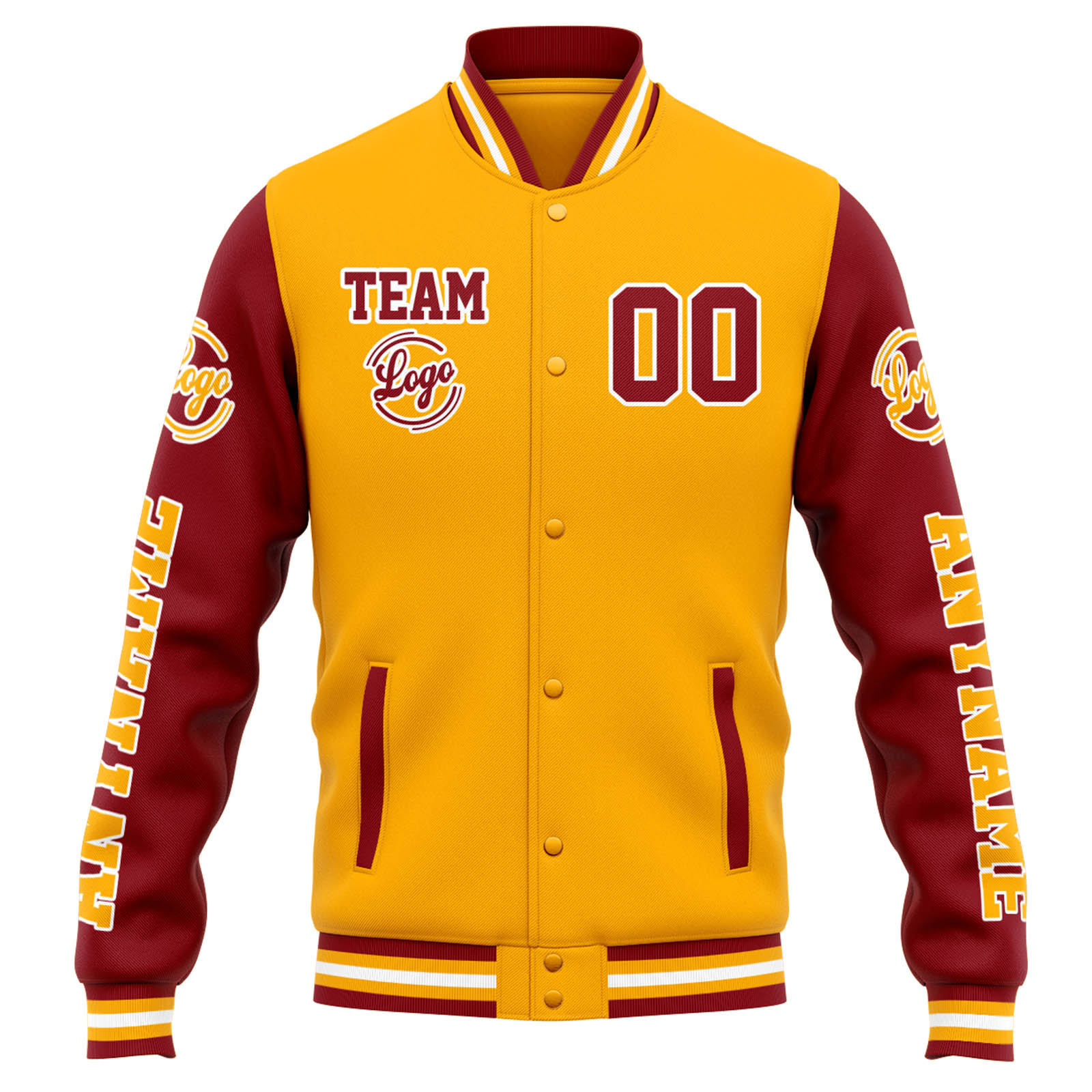 Custom Orange Red Varsity Jacket for Men Women and Youth with Personalized Letterman Jacket 