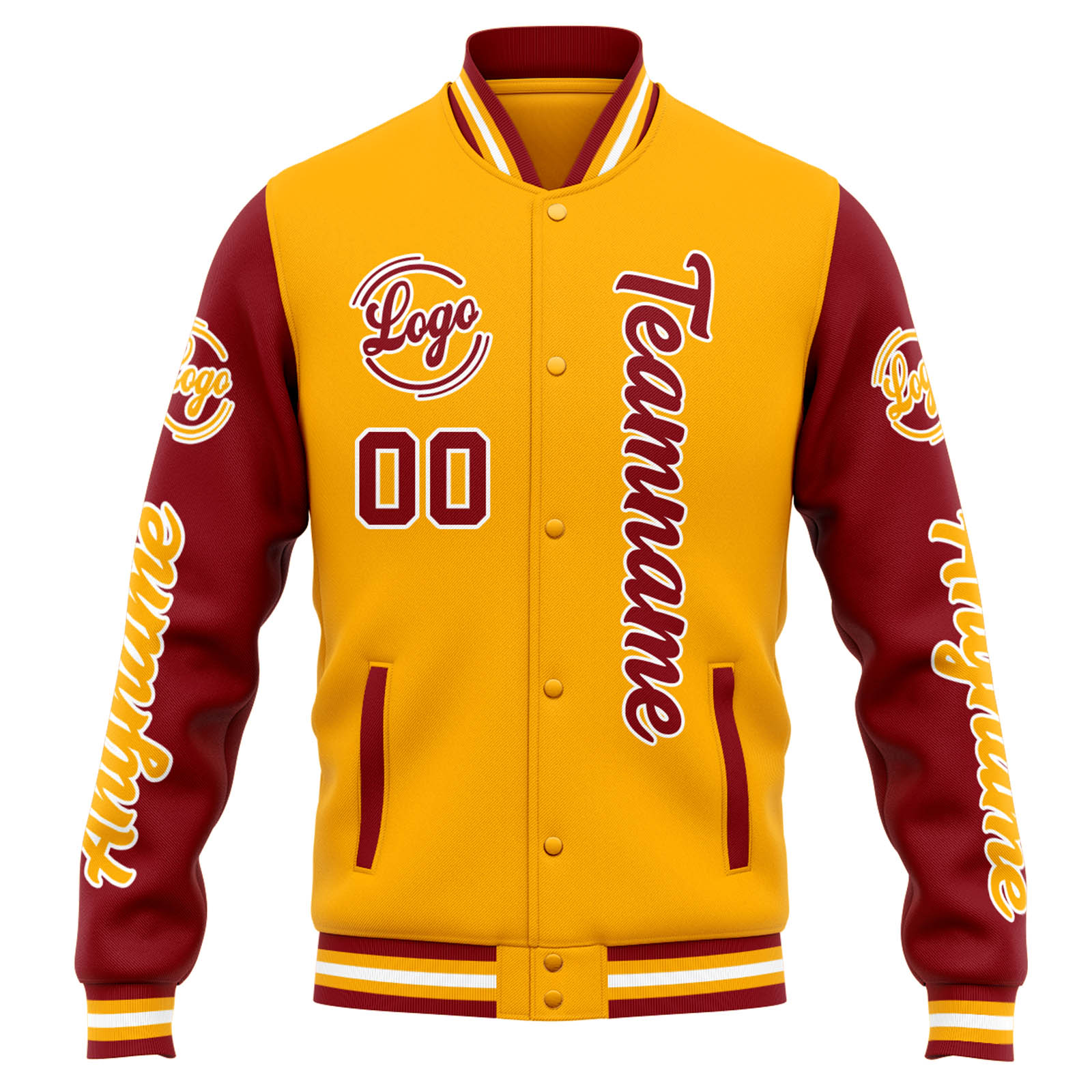 Custom Orange Red Varsity Jacket for Men Women and Youth with Personalized Letterman Jacket 