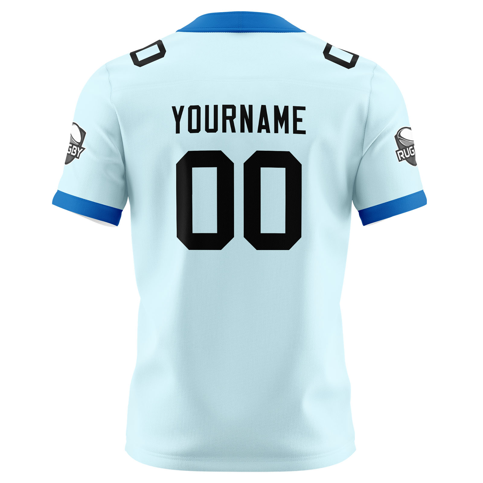 Custom Cyan Black Football Jersey Personalized Football Shirts for Men Printed Team Name Number Logo