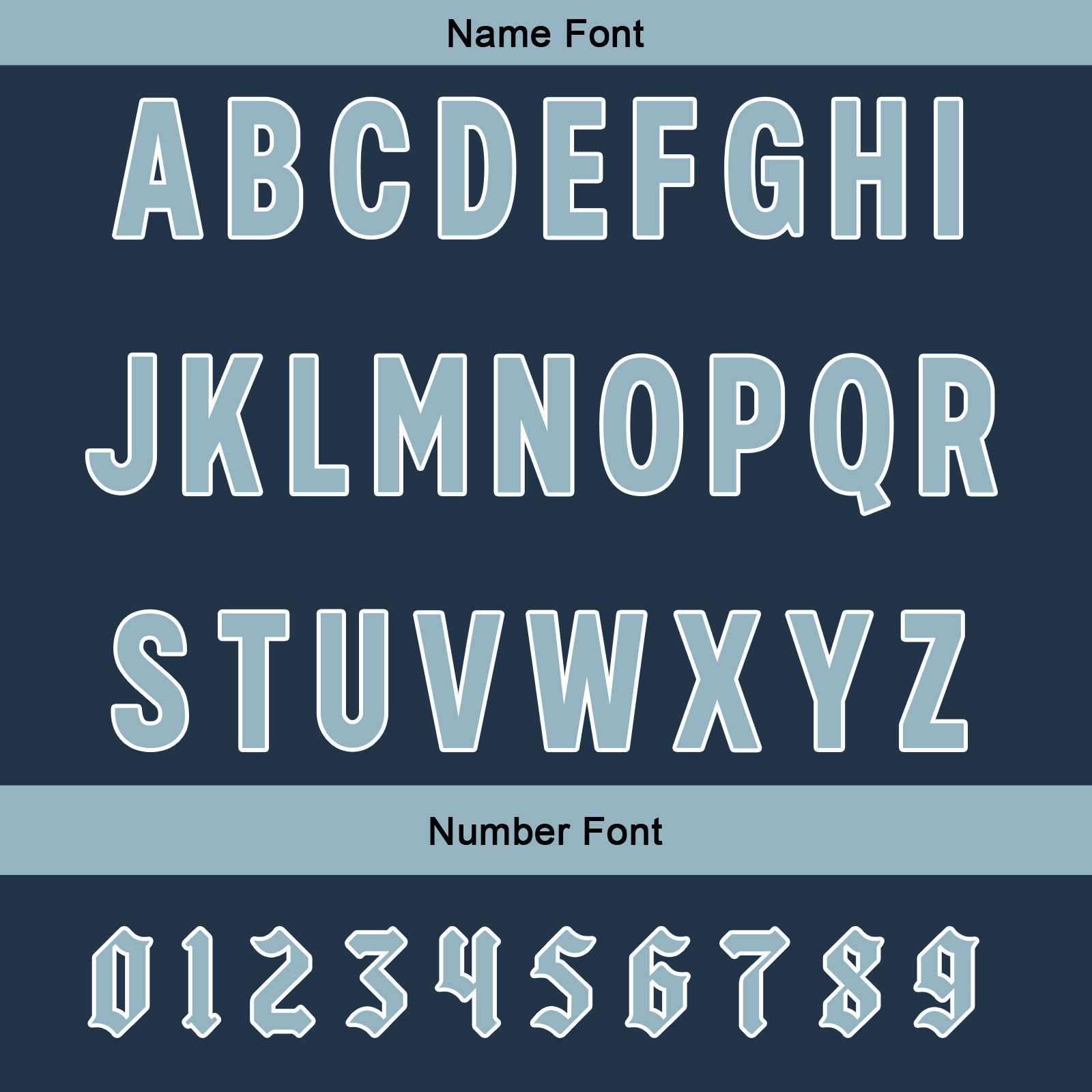 Custom Navy Blue Light Slate Blue Reversible Football Jersey Personalized Gradient Football Shirts for Men Printed Team Name Number Logo