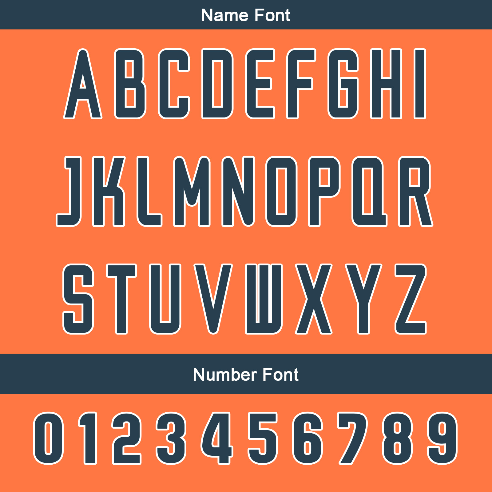 Custom Vibrant Orange Navy Blue Reversible Football Jersey Personalized Gradient Football Shirts for Men Printed Team Name Number Logo