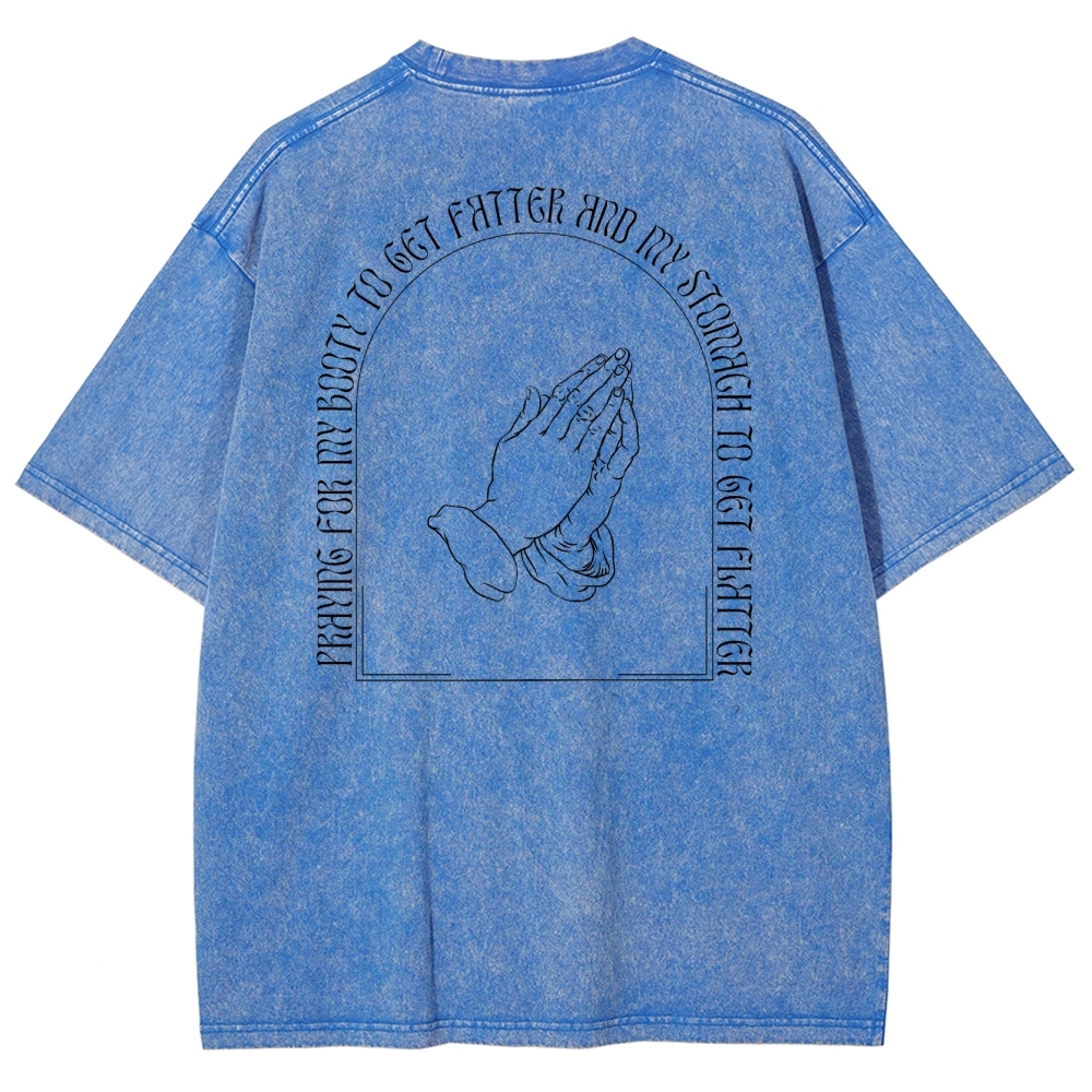 Vintage Snowflake Washed T-Shirt 2406003487-moweekender