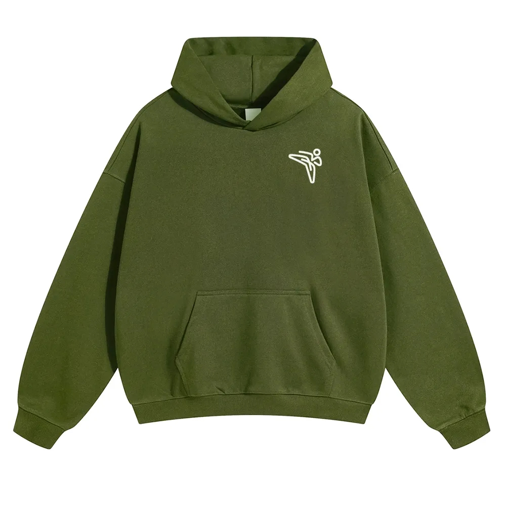 Taekwondo Unisex Casual Anime Print Hoodie-moweekender