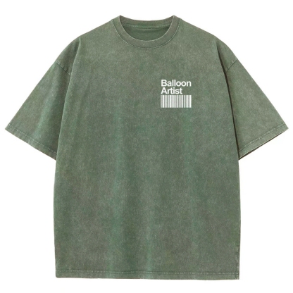 Balloon Artist Unisex Fit Washed T-Shirt-moweekender