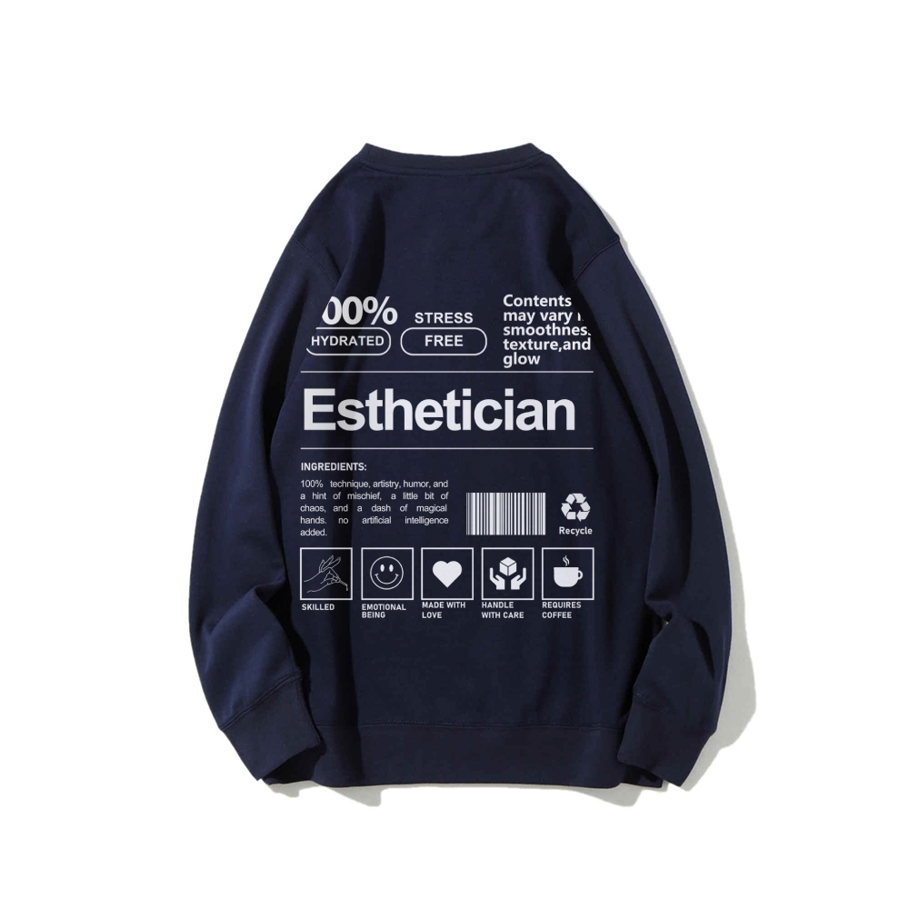 Esthetician Casual Crewneck Sweatshirt-moweekender