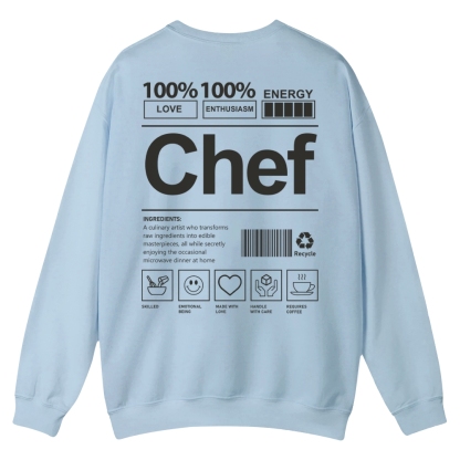 Chef Casual Crewneck Sweatshirt-moweekender