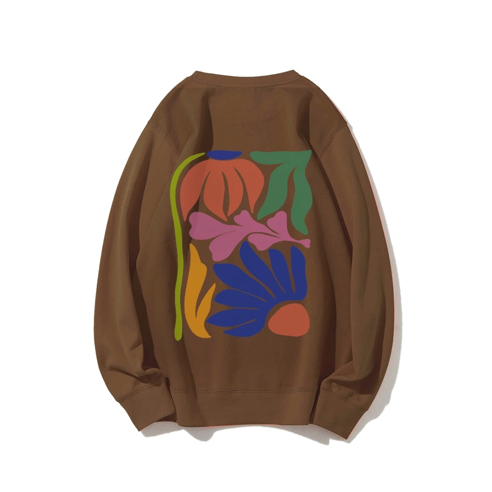 Wildflowers Matisse Art Casual Crewneck Sweatshirt-moweekender