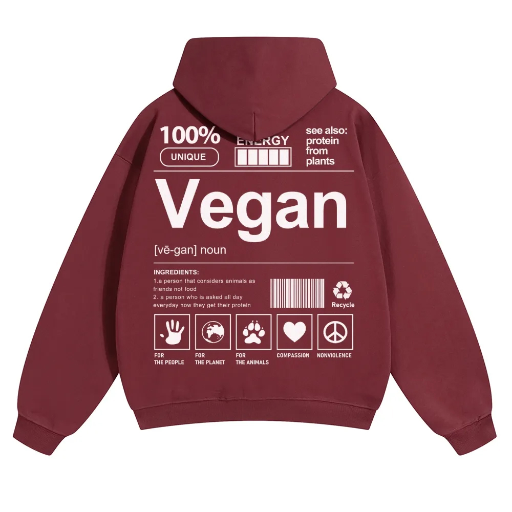 Vegan Unisex Casual Anime Print Hoodie-moweekender