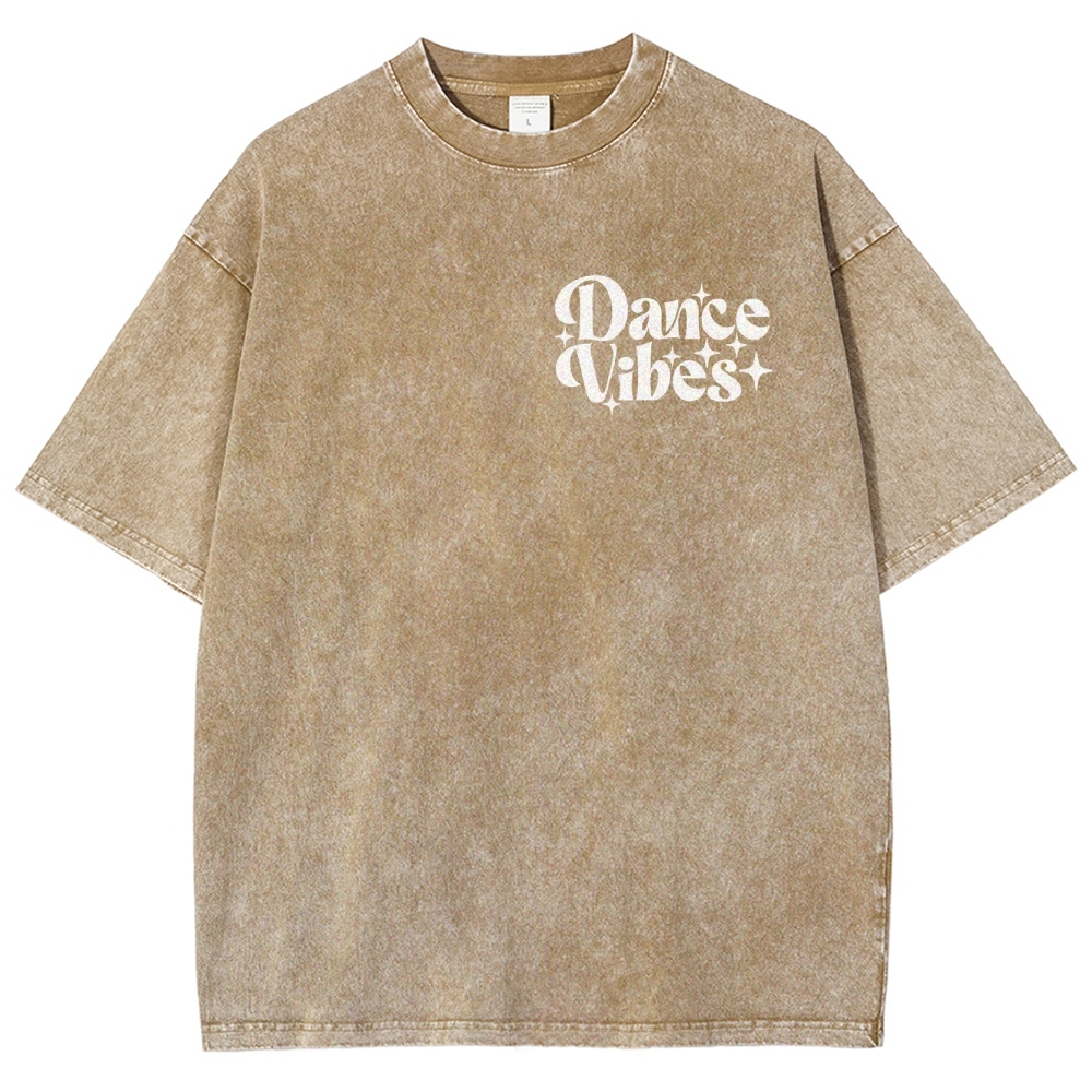 dance vibes Unisex Fit Washed T-Shirt-moweekender