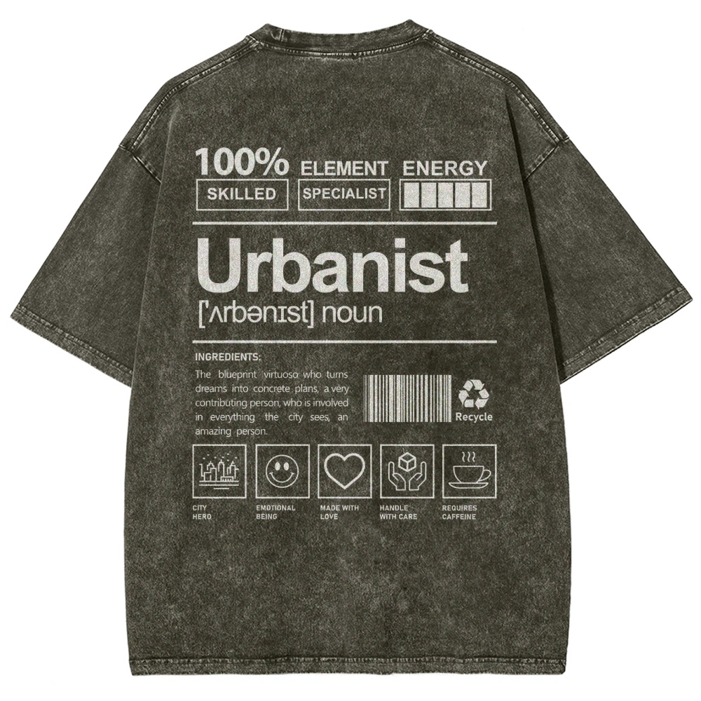 Urbanist Unisex Fit Washed T-Shirt-moweekender