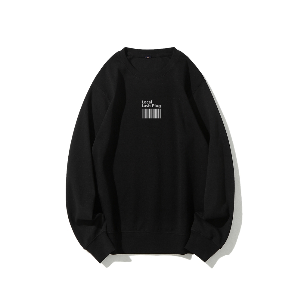 Local Last Plug Long Sleeved Round Neck Sweatshirt-moweekender