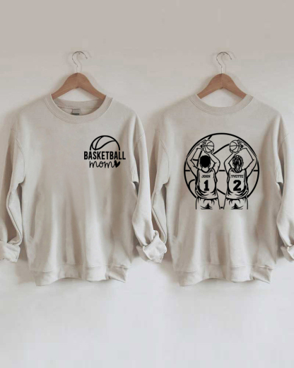 Casual Sport Basketball Printed Sweatshirt-moweekender