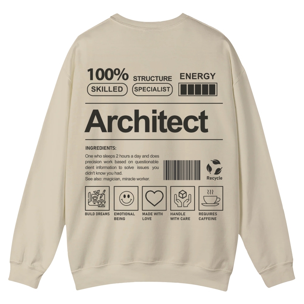 Architect Casual Crewneck Sweatshirt