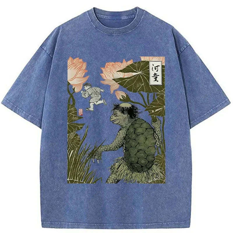 Monster Kappa Washed Vintage T-Shirt-moweekender