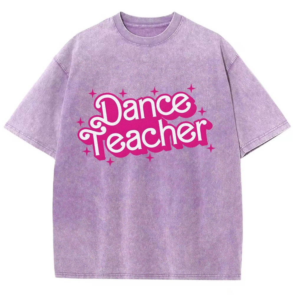 dance teacher Unisex Fit Washed T-Shirt-moweekender
