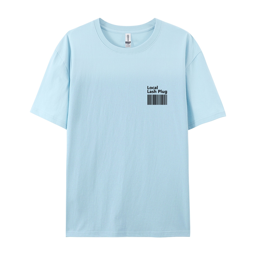 Local Lash Plug Casual Short Sleeve T-Shirt-moweekender